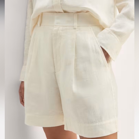 Everlane Pants - Everlane linen tailored shorts